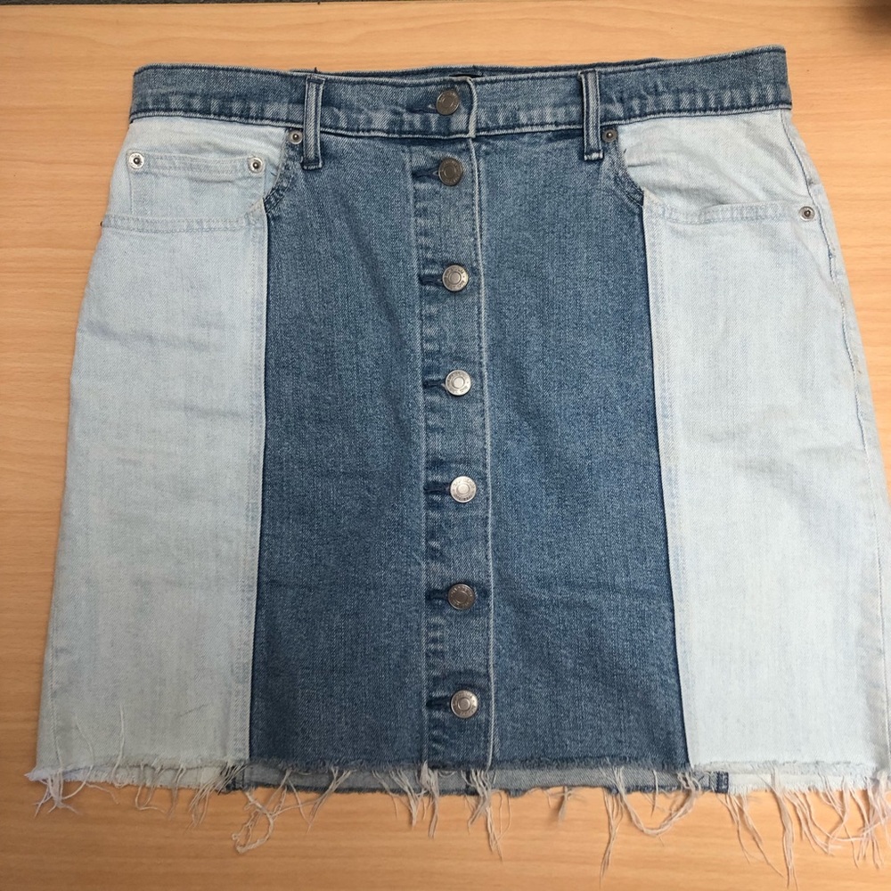 !LAST DAY! Gap two-tone denim skirt